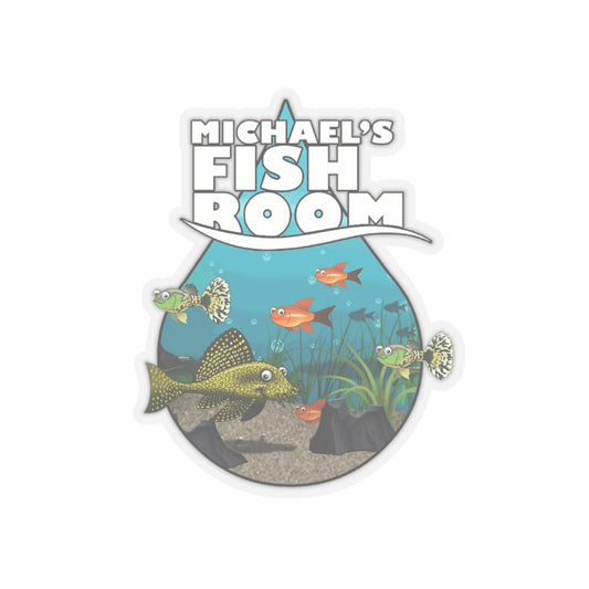 Michael's Fish Room Kiss-Cut Stickers