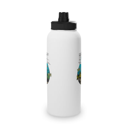 Michael's Fish Room Stainless Steel Water Bottle, Sports Lid