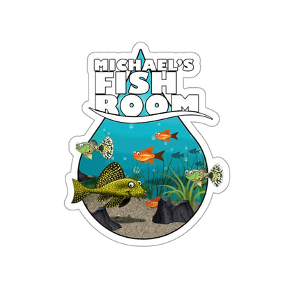 Michael's Fish Room Kiss-Cut Stickers