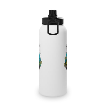 Michael's Fish Room Stainless Steel Water Bottle, Sports Lid